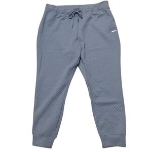 Nine West Blue Textured Joggers